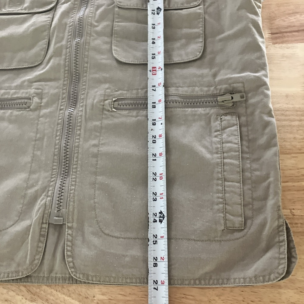 Banana Republic Safari Vintage 80s Utility Vest Travel, Fishing, Hunting Medium - Picture 4 of 7